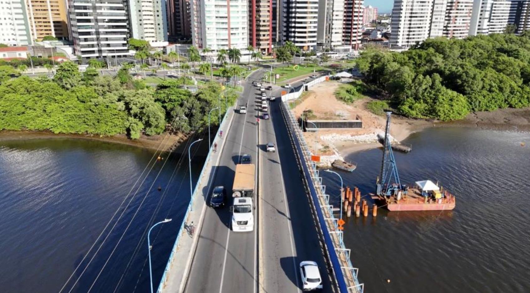 Trânsito na região da ponte Godofredo Diniz em Aracaju é alterado a partir desta segunda